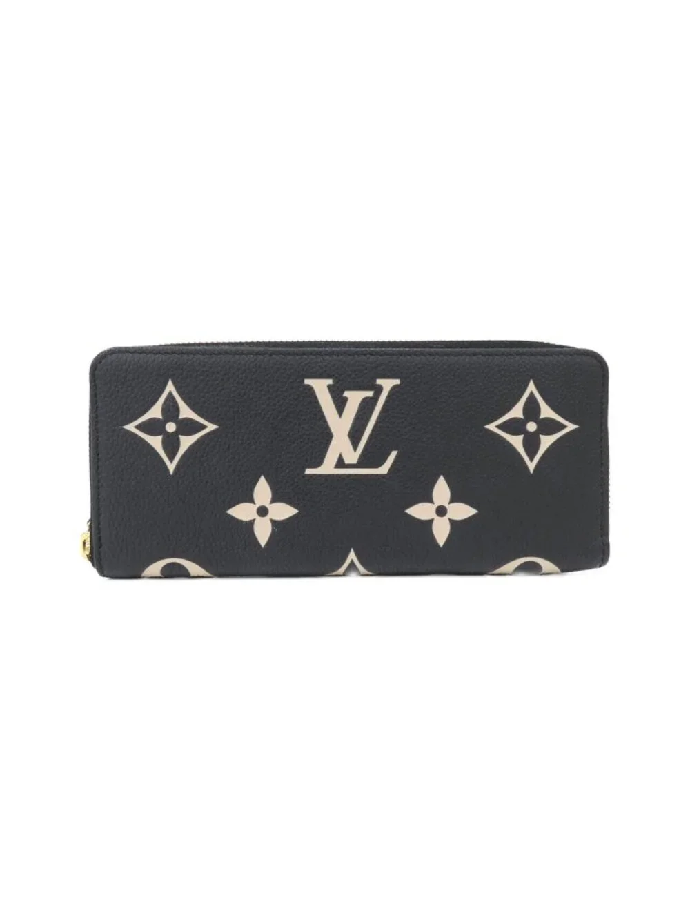 Louis Vuitton Bicolor Monogram Empreinte Portefeuille Clemence Wallet